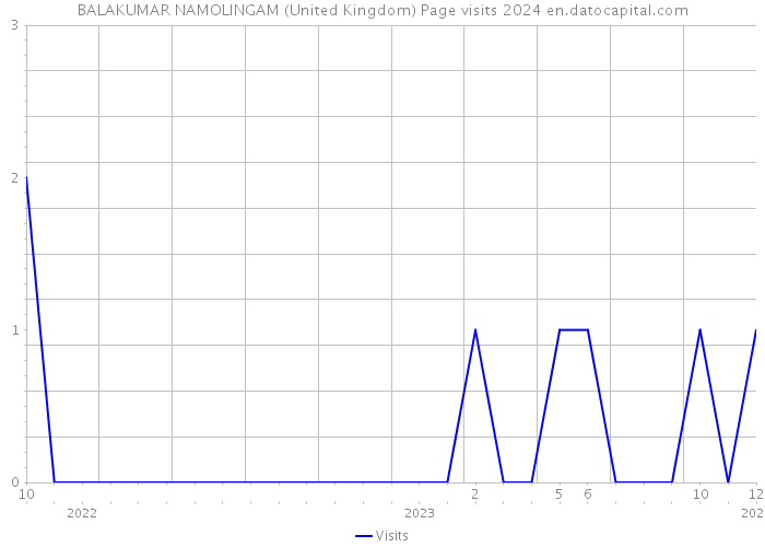 BALAKUMAR NAMOLINGAM (United Kingdom) Page visits 2024 