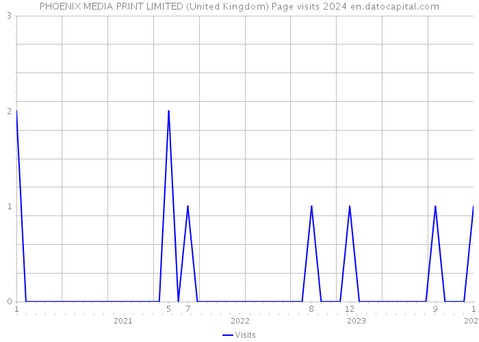 PHOENIX MEDIA PRINT LIMITED (United Kingdom) Page visits 2024 