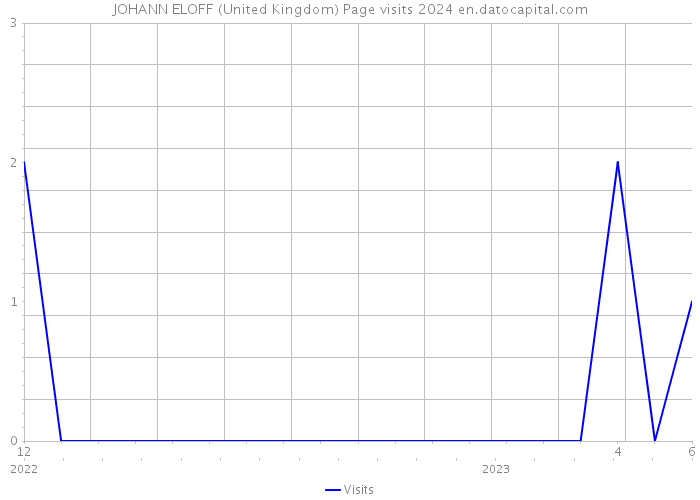 JOHANN ELOFF (United Kingdom) Page visits 2024 