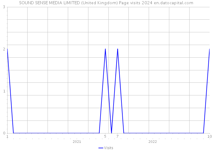 SOUND SENSE MEDIA LIMITED (United Kingdom) Page visits 2024 
