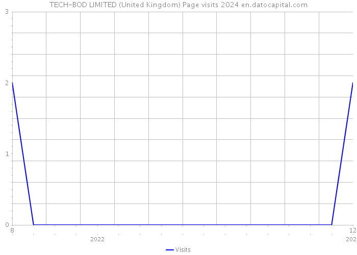 TECH-BOD LIMITED (United Kingdom) Page visits 2024 