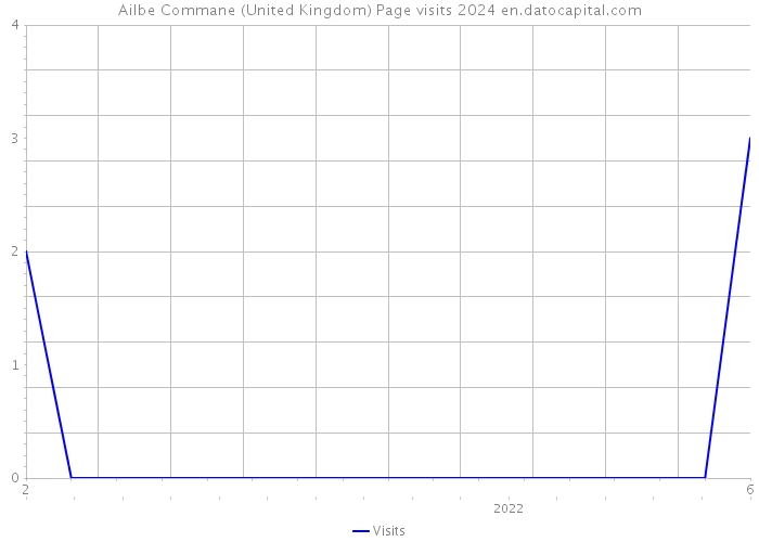 Ailbe Commane (United Kingdom) Page visits 2024 