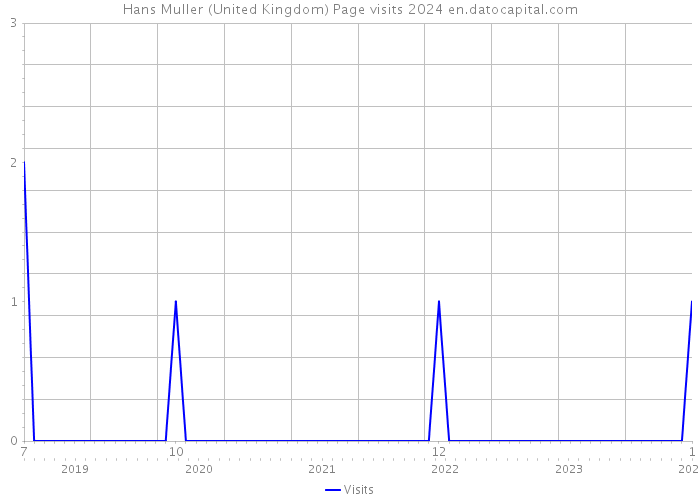 Hans Muller (United Kingdom) Page visits 2024 