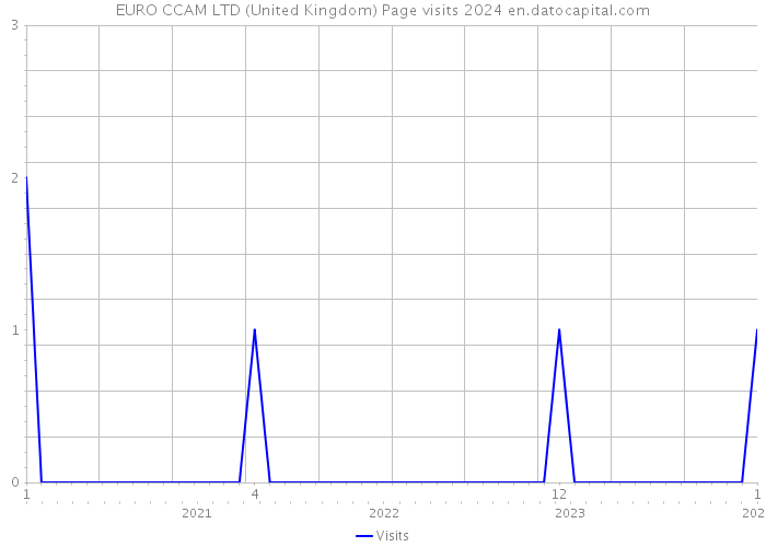 EURO CCAM LTD (United Kingdom) Page visits 2024 
