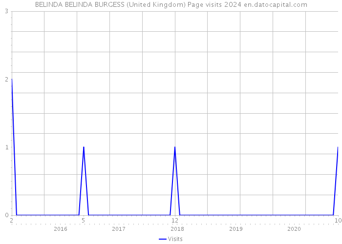 BELINDA BELINDA BURGESS (United Kingdom) Page visits 2024 