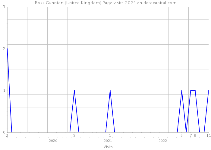 Ross Gunnion (United Kingdom) Page visits 2024 
