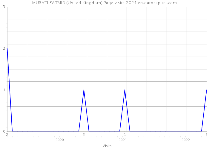 MURATI FATMIR (United Kingdom) Page visits 2024 