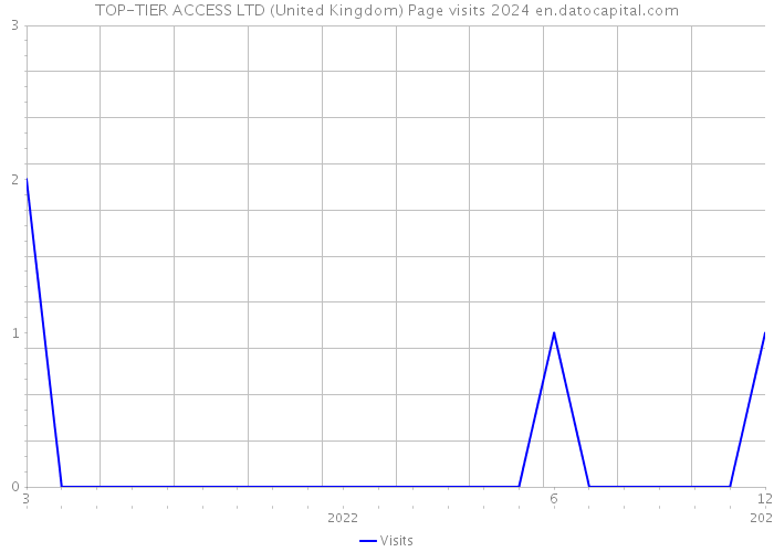 TOP-TIER ACCESS LTD (United Kingdom) Page visits 2024 