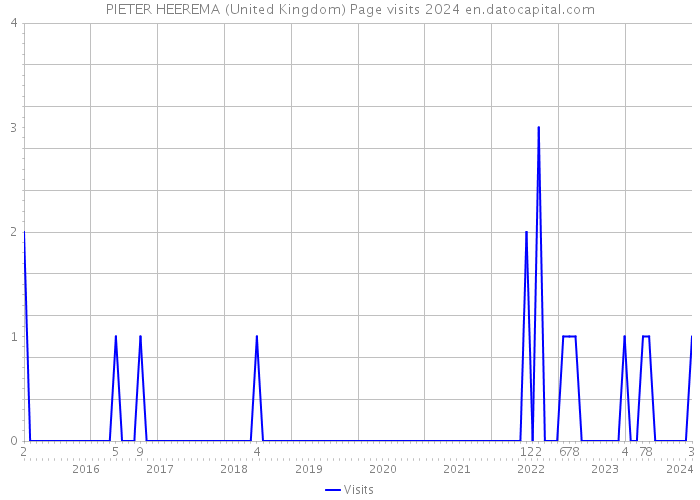 PIETER HEEREMA (United Kingdom) Page visits 2024 