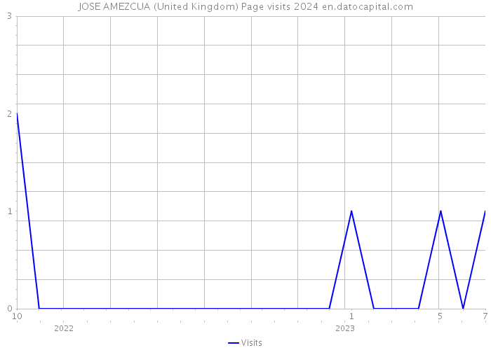 JOSE AMEZCUA (United Kingdom) Page visits 2024 