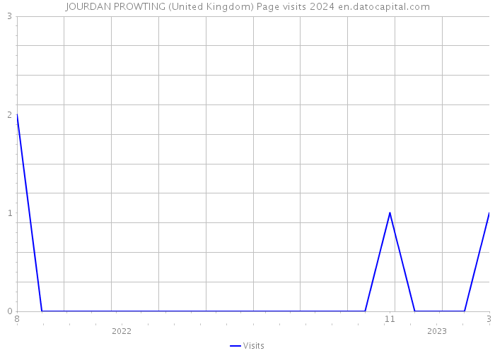 JOURDAN PROWTING (United Kingdom) Page visits 2024 