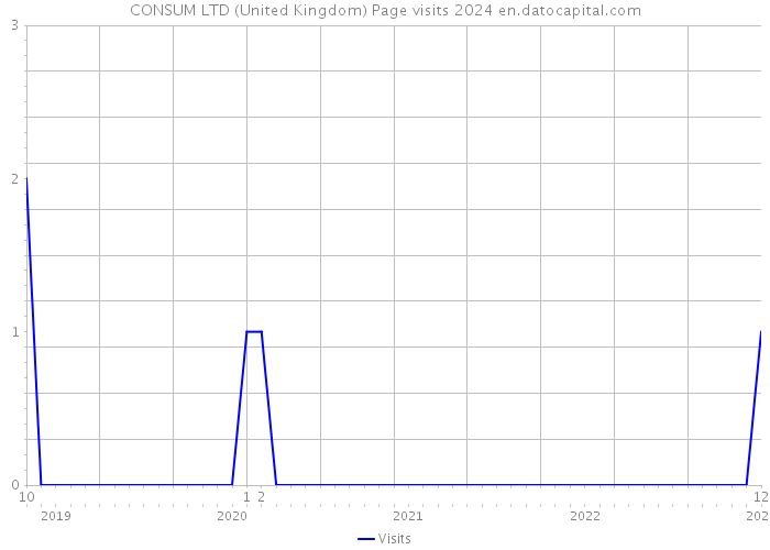 CONSUM LTD (United Kingdom) Page visits 2024 