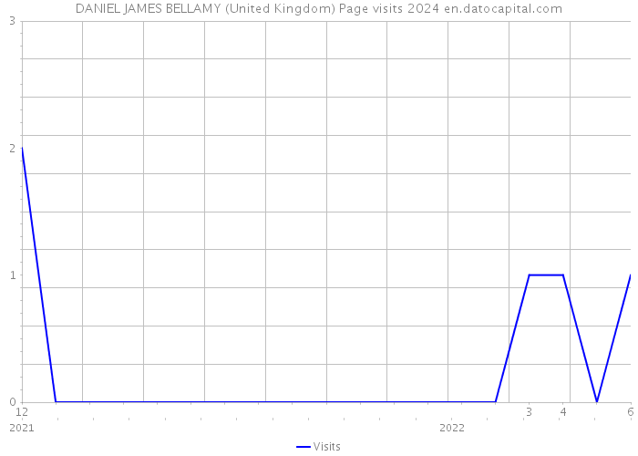 DANIEL JAMES BELLAMY (United Kingdom) Page visits 2024 