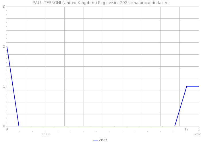 PAUL TERRONI (United Kingdom) Page visits 2024 