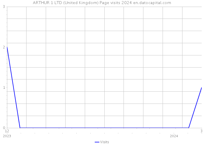 ARTHUR 1 LTD (United Kingdom) Page visits 2024 