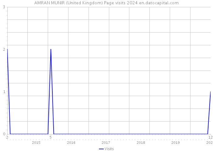 AMRAN MUNIR (United Kingdom) Page visits 2024 