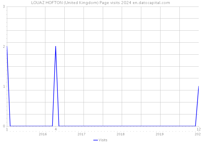 LOUAZ HOFTON (United Kingdom) Page visits 2024 