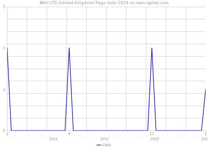 BMV LTD (United Kingdom) Page visits 2024 