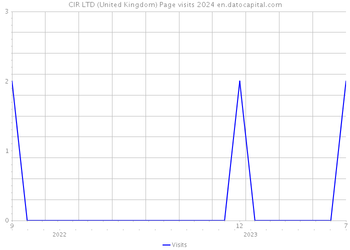 CIR LTD (United Kingdom) Page visits 2024 