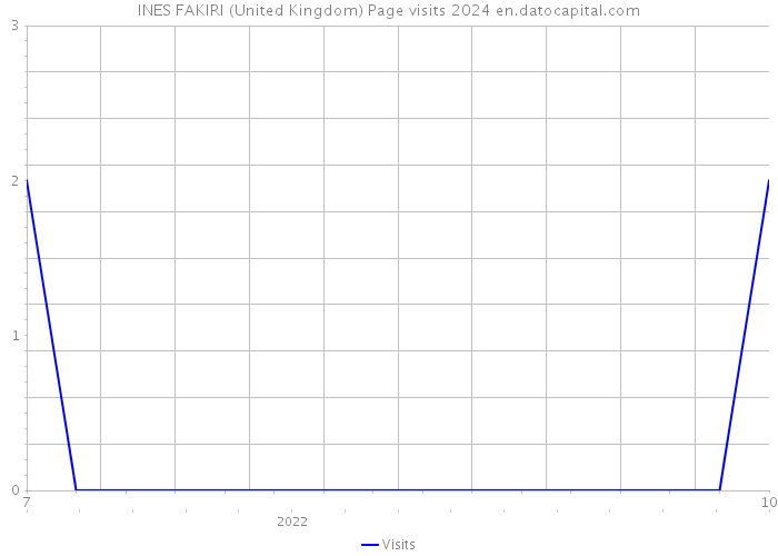 INES FAKIRI (United Kingdom) Page visits 2024 