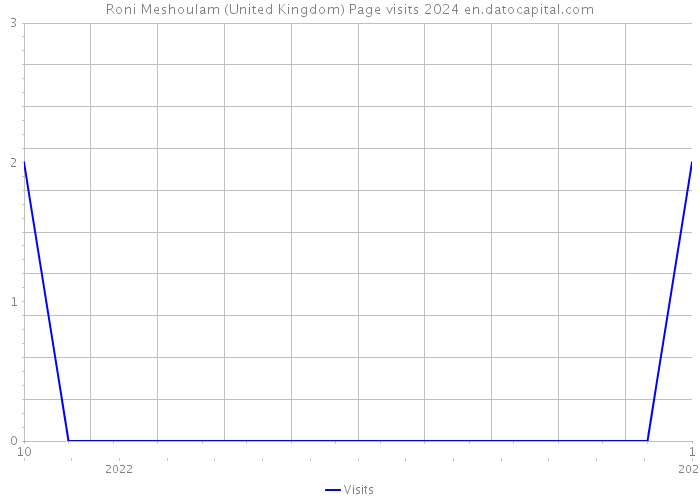 Roni Meshoulam (United Kingdom) Page visits 2024 