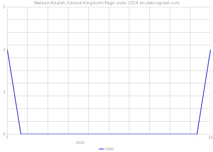 Waleed Alsaleh (United Kingdom) Page visits 2024 