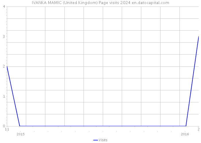 IVANKA MAMIC (United Kingdom) Page visits 2024 