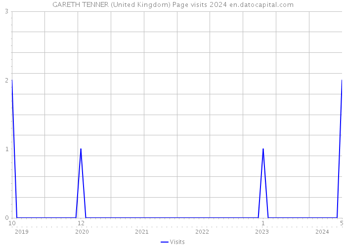 GARETH TENNER (United Kingdom) Page visits 2024 
