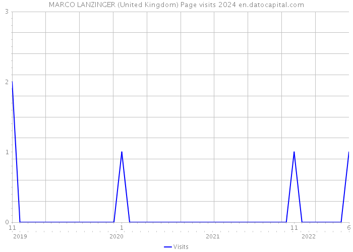 MARCO LANZINGER (United Kingdom) Page visits 2024 
