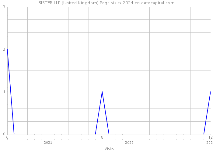 BISTER LLP (United Kingdom) Page visits 2024 