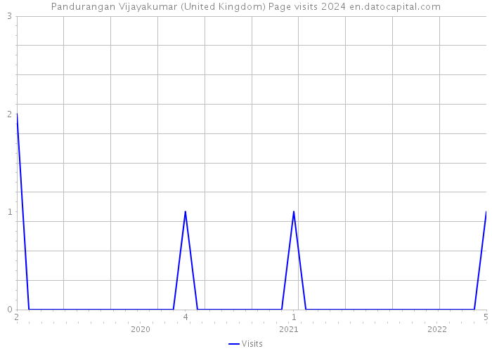 Pandurangan Vijayakumar (United Kingdom) Page visits 2024 