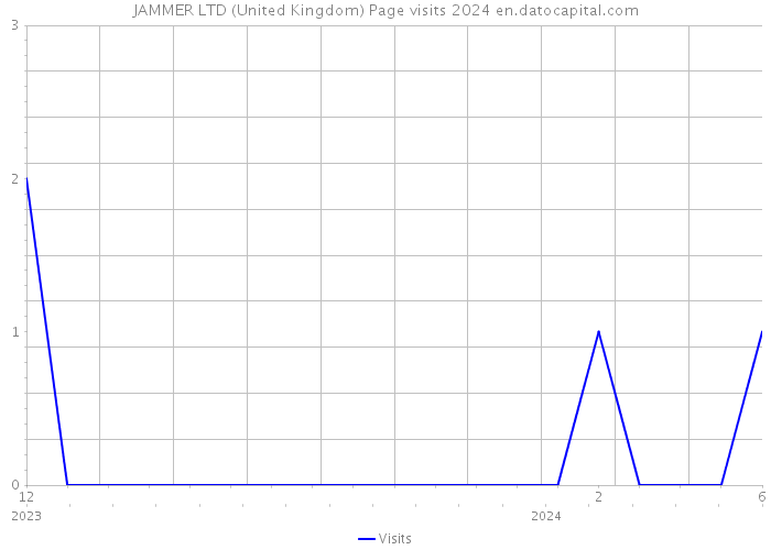 JAMMER LTD (United Kingdom) Page visits 2024 