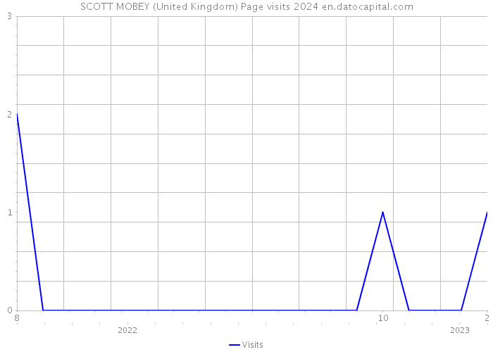 SCOTT MOBEY (United Kingdom) Page visits 2024 