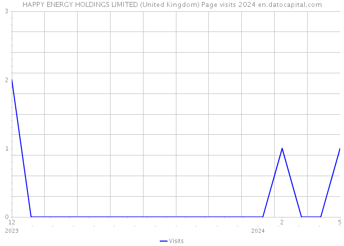HAPPY ENERGY HOLDINGS LIMITED (United Kingdom) Page visits 2024 