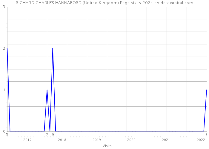 RICHARD CHARLES HANNAFORD (United Kingdom) Page visits 2024 