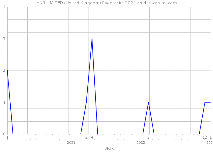 ANR LIMITED (United Kingdom) Page visits 2024 