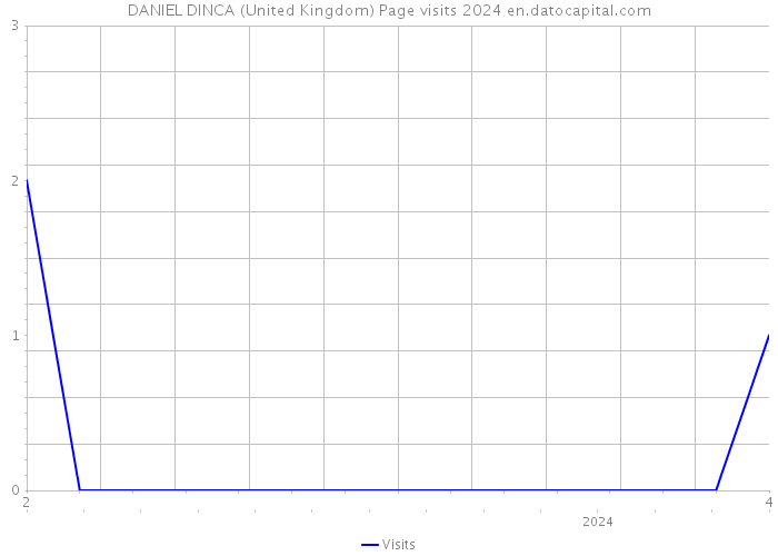 DANIEL DINCA (United Kingdom) Page visits 2024 