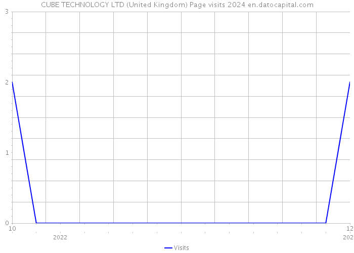 CUBE TECHNOLOGY LTD (United Kingdom) Page visits 2024 