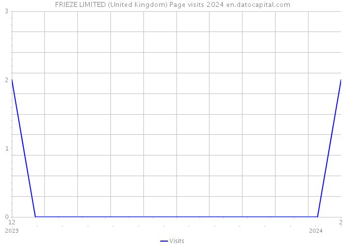 FRIEZE LIMITED (United Kingdom) Page visits 2024 