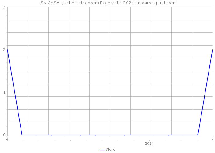 ISA GASHI (United Kingdom) Page visits 2024 