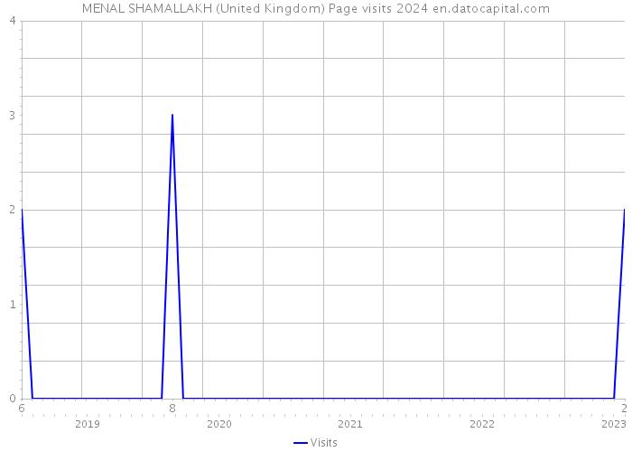 MENAL SHAMALLAKH (United Kingdom) Page visits 2024 