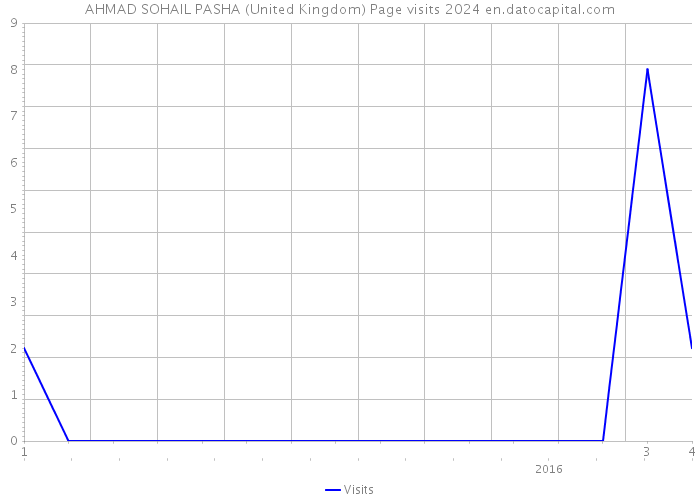 AHMAD SOHAIL PASHA (United Kingdom) Page visits 2024 