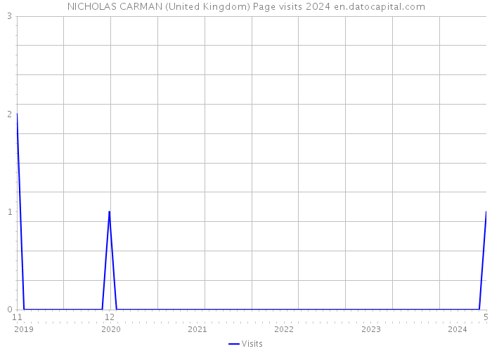 NICHOLAS CARMAN (United Kingdom) Page visits 2024 