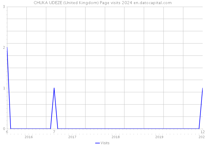 CHUKA UDEZE (United Kingdom) Page visits 2024 