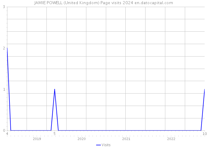 JAMIE POWELL (United Kingdom) Page visits 2024 