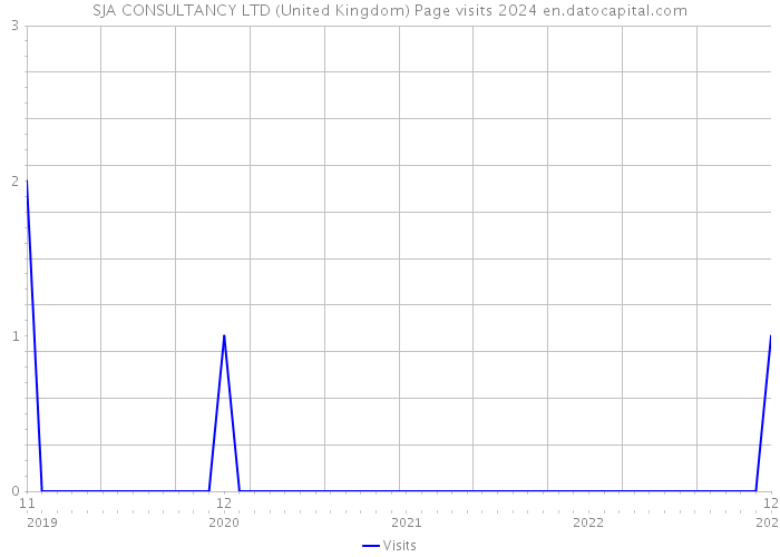 SJA CONSULTANCY LTD (United Kingdom) Page visits 2024 