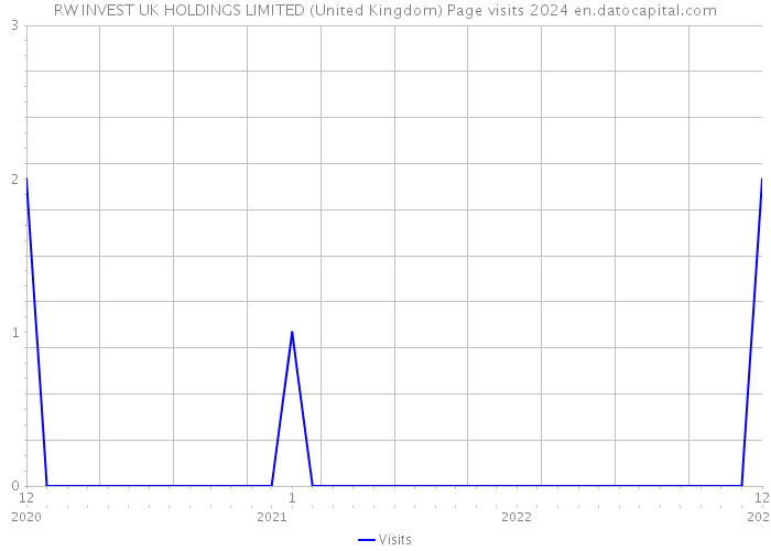 RW INVEST UK HOLDINGS LIMITED (United Kingdom) Page visits 2024 