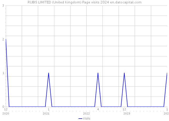 RUBIS LIMITED (United Kingdom) Page visits 2024 