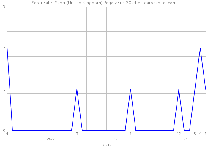 Sabri Sabri Sabri (United Kingdom) Page visits 2024 