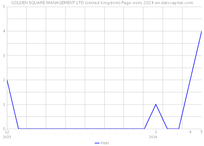 GOLDEN SQUARE MANAGEMENT LTD (United Kingdom) Page visits 2024 